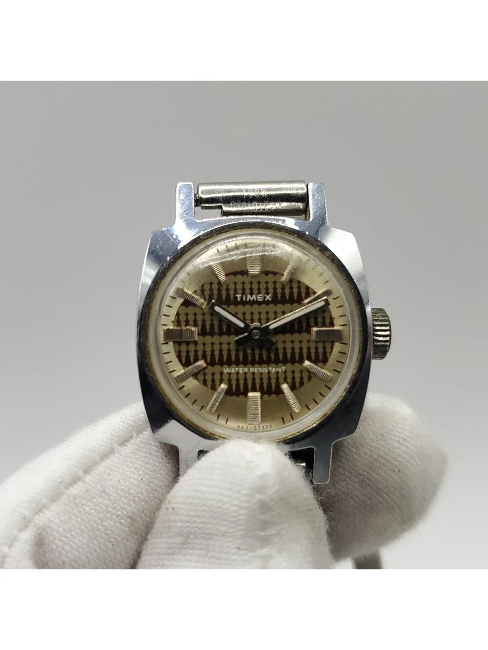 Vintage Timex Water-resistant Mechanical Womens Watch 21mm For Parts Or Repair